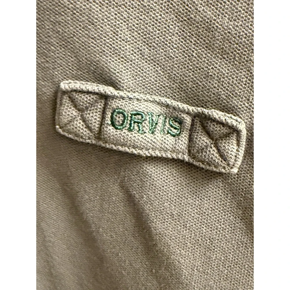 Orvis Signature Series Fishing Polo Shirt Men's XL Green‎ Short Sleeve